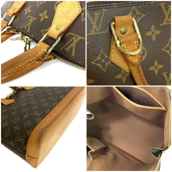 Handbag Alma PM Brown Beige Monogram M51130 Canvas Nume FL0074 LOUIS VUITTON Key Ladies - Image 8