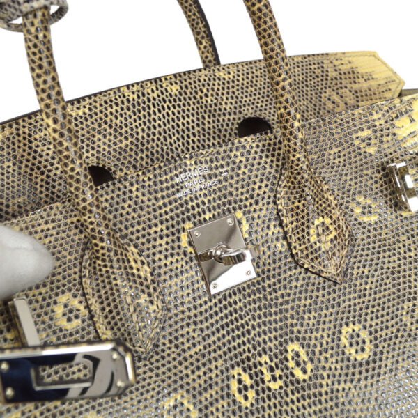 HERMES 2011 BIRKIN 25 Ombre Natural Lizard - Image 9