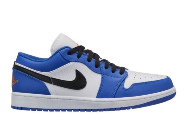 Jordan 1 Low Hyper Royal Orange Peel