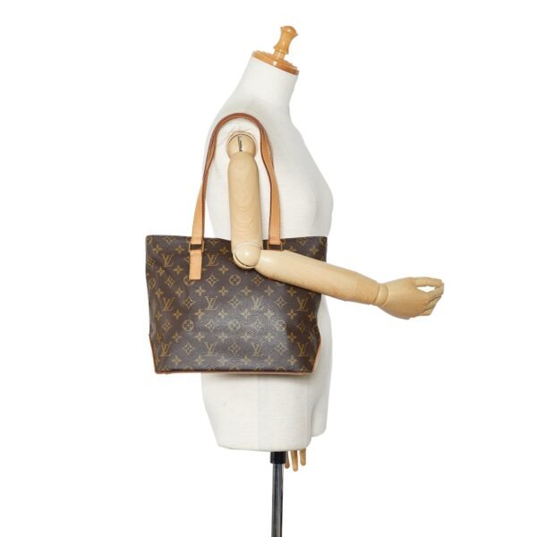 Brown Louis Vuitton Monogram Cabas Piano Tote Bag - Image 10