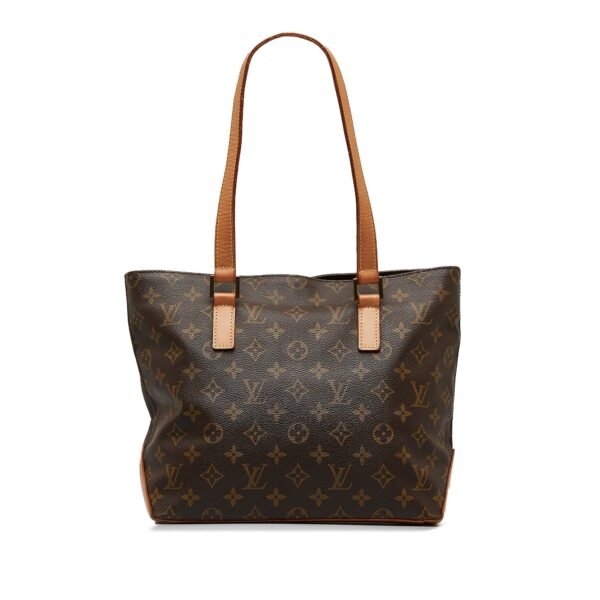 Brown Louis Vuitton Monogram Cabas Piano Tote Bag - Image 2