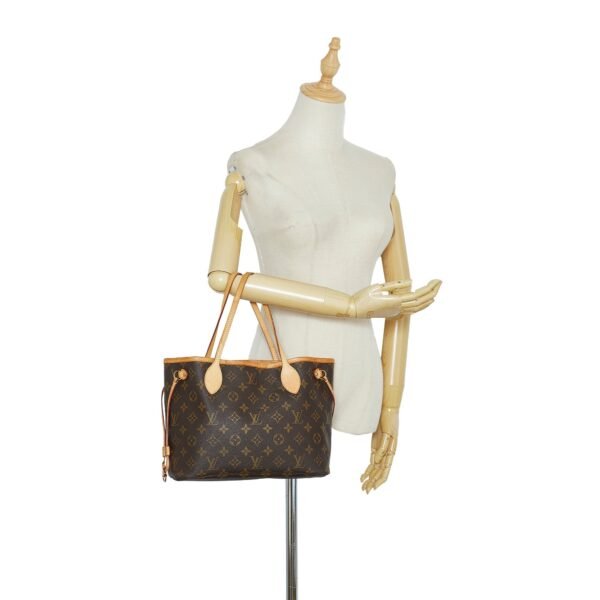 Brown Louis Vuitton Monogram Neverfull PM Tote Bag - Image 10