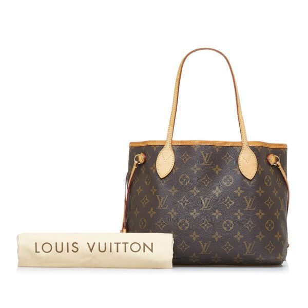 Brown Louis Vuitton Monogram Neverfull PM Tote Bag - Image 11