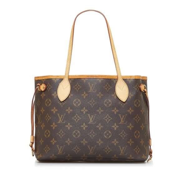 Brown Louis Vuitton Monogram Neverfull PM Tote Bag - Image 2