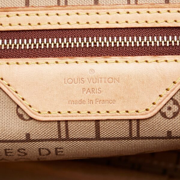 Brown Louis Vuitton Monogram Neverfull PM Tote Bag - Image 5