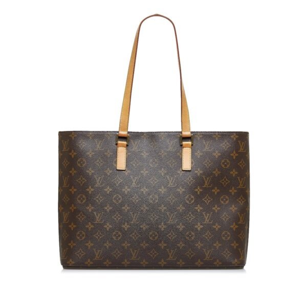 Brown Louis Vuitton Monogram Luco Tote - Image 9