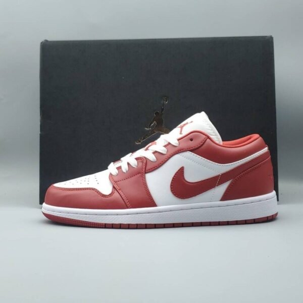 Jordan 1 Low Gym Red White - Image 3