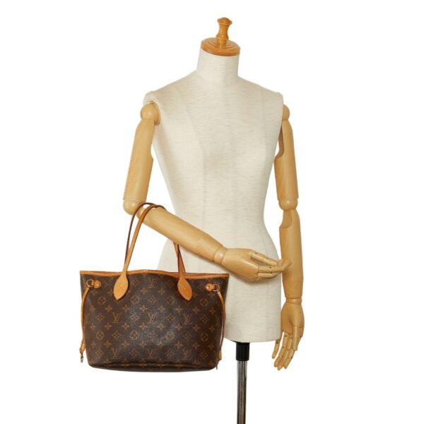 Brown Louis Vuitton Monogram Neverfull PM Tote Bag - Image 9