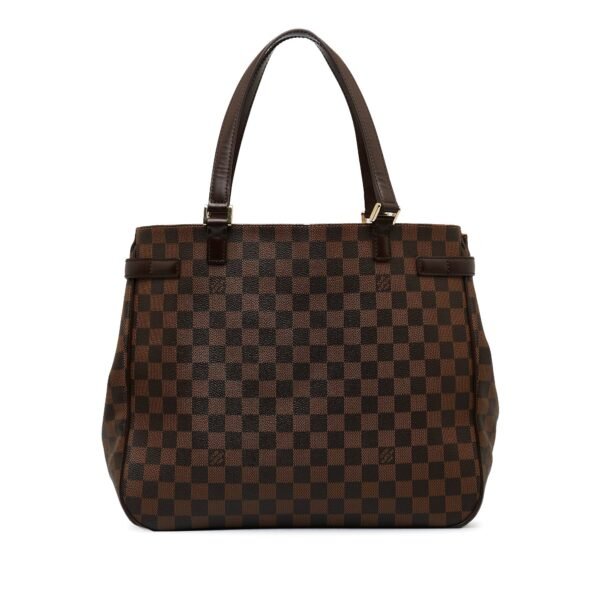 Brown Louis Vuitton Damier Ebene Uzes Tote Bag - Image 2