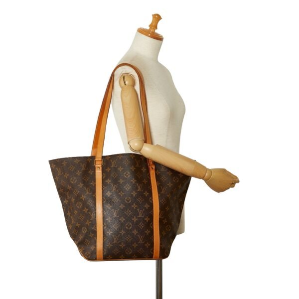 Brown Louis Vuitton Monogram Sac Shopping 48 Tote Bag - Image 11