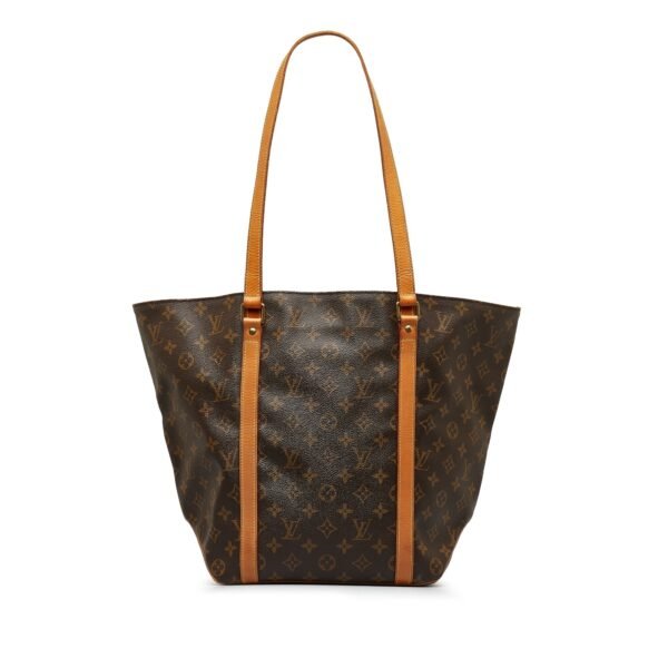 Brown Louis Vuitton Monogram Sac Shopping 48 Tote Bag - Image 2