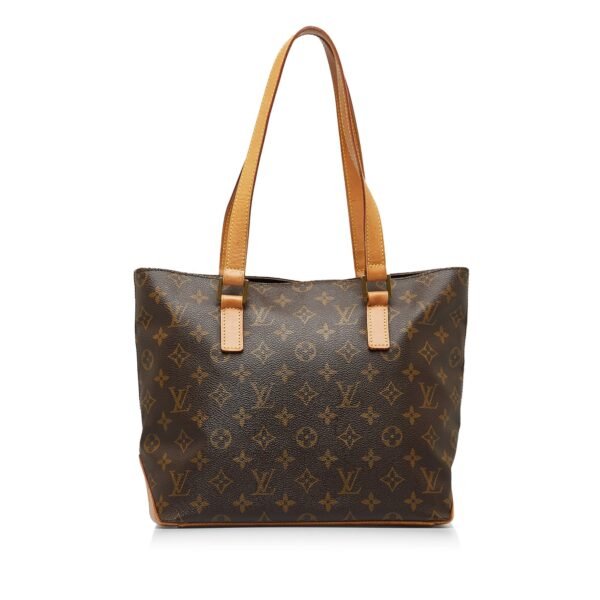 Brown Louis Vuitton Monogram Cabas Piano Tote Bag - Image 15