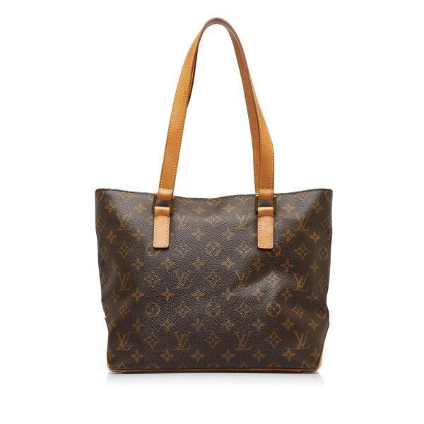 Brown Louis Vuitton Monogram Cabas Piano Tote Bag - Image 2