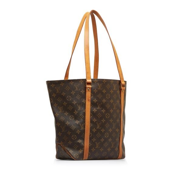 Brown Louis Vuitton Monogram Sac Shopping Tote Bag