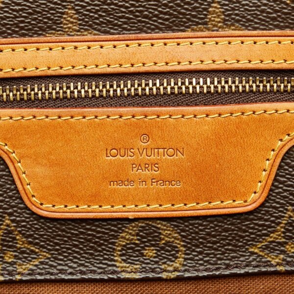 Brown Louis Vuitton Monogram Sac Shopping Tote Bag - Image 5