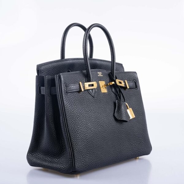 Hermes Birkin 25 Black Togo with Gold Hardware - Image 11