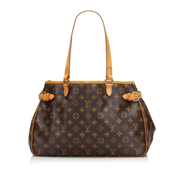 Brown Louis Vuitton Monogram Batignolles Horizontal Tote Bag - Image 11