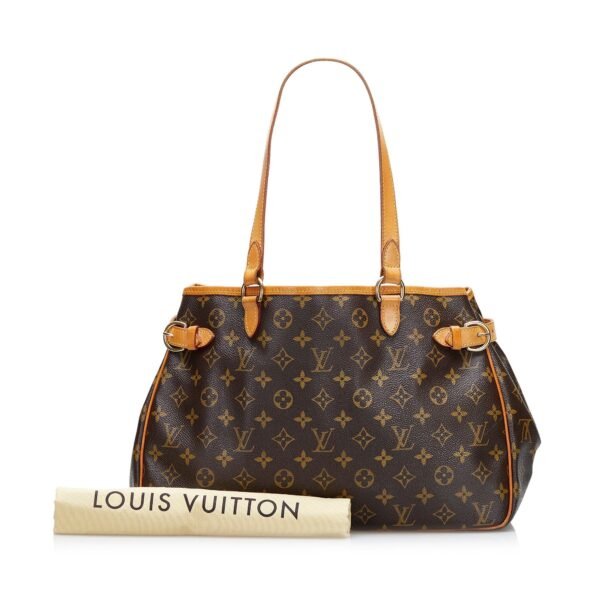 Brown Louis Vuitton Monogram Batignolles Horizontal Tote Bag - Image 10