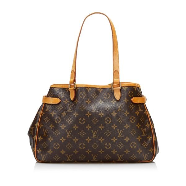 Brown Louis Vuitton Monogram Batignolles Horizontal Tote Bag - Image 2