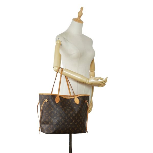 Brown Louis Vuitton Monogram Neverfull MM Tote Bag - Image 10