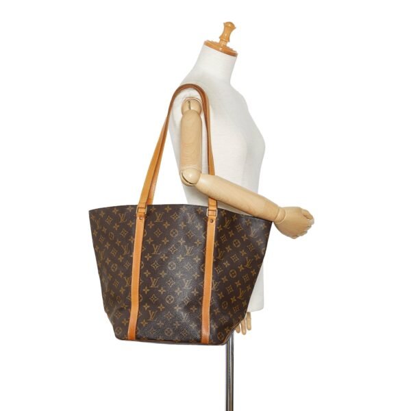 Brown Louis Vuitton Monogram Sac Shopping 48 Tote Bag - Image 11