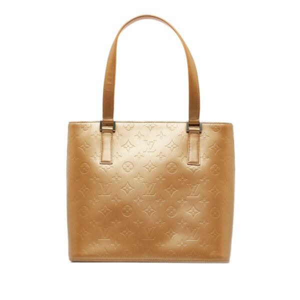 Gold Louis Vuitton Monogram Mat Stockton Tote Bag - Image 2