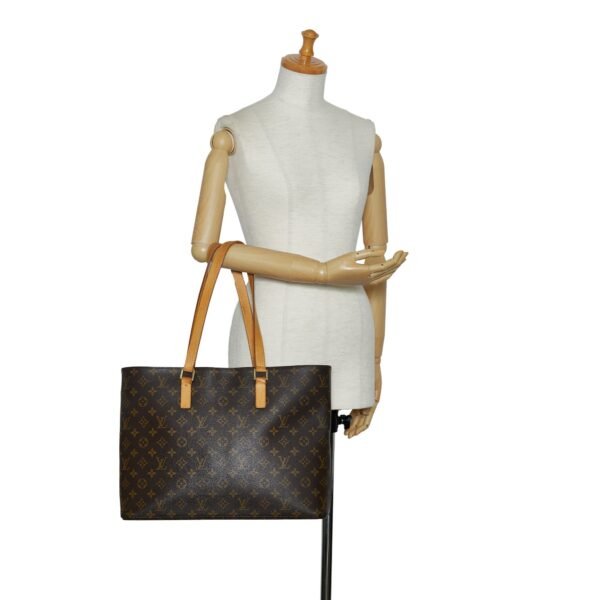 Brown Louis Vuitton Monogram Luco Tote Bag - Image 9