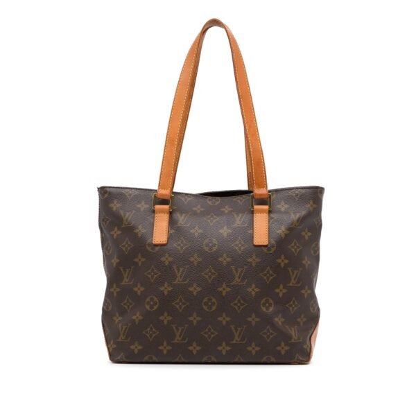 Brown Louis Vuitton Monogram Cabas Piano Tote Bag - Image 10