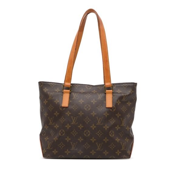 Brown Louis Vuitton Monogram Cabas Piano Tote Bag - Image 3