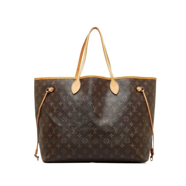 Brown Louis Vuitton Monogram Neverfull GM Tote Bag - Image 2