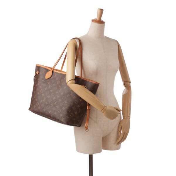 Brown Louis Vuitton Monogram Neverfull MM Tote Bag - Image 11