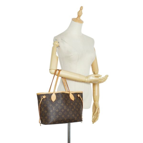 Brown Louis Vuitton Monogram Neverfull PM Tote Bag - Image 10