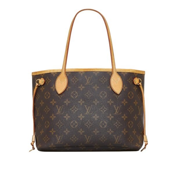 Brown Louis Vuitton Monogram Neverfull PM Tote Bag - Image 2