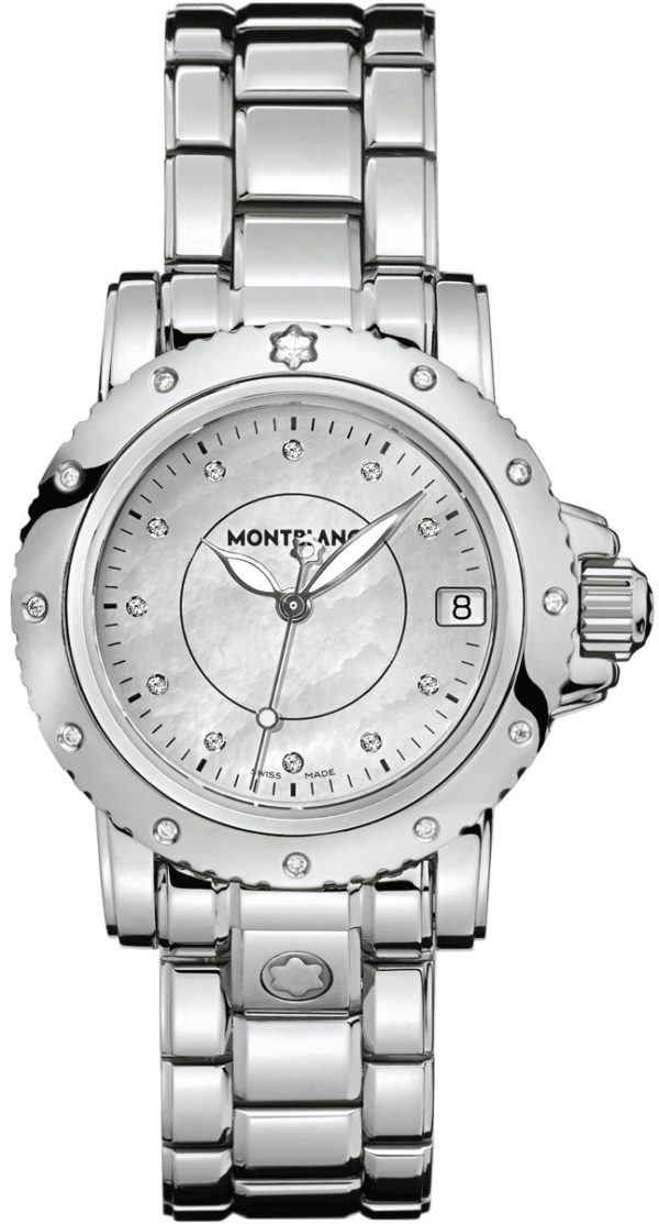 MontBlanc Sport Stainless Steel Luxury Women-s Watch 102362 - Image 2