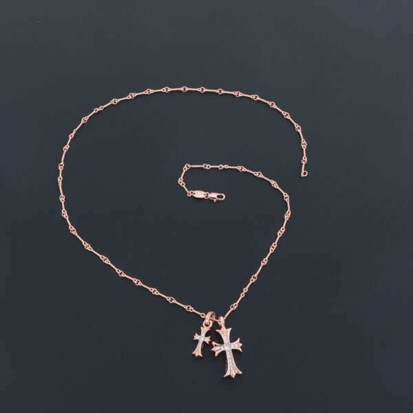 Top Quality Chrome Hearts Cross Necklace - Image 3