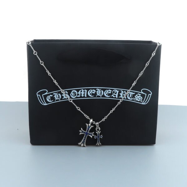 Top Quality Chrome Hearts Cross Necklace - Image 4