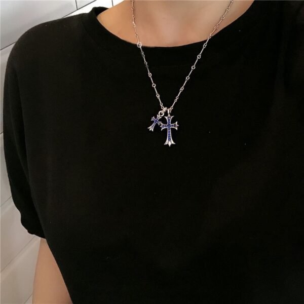 Top Quality Chrome Hearts Cross Necklace - Image 5