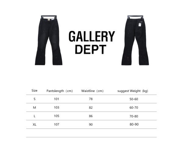 Top Quality GALLERY DEPT. GD Denim Appliqué Flared Jeans - Image 3